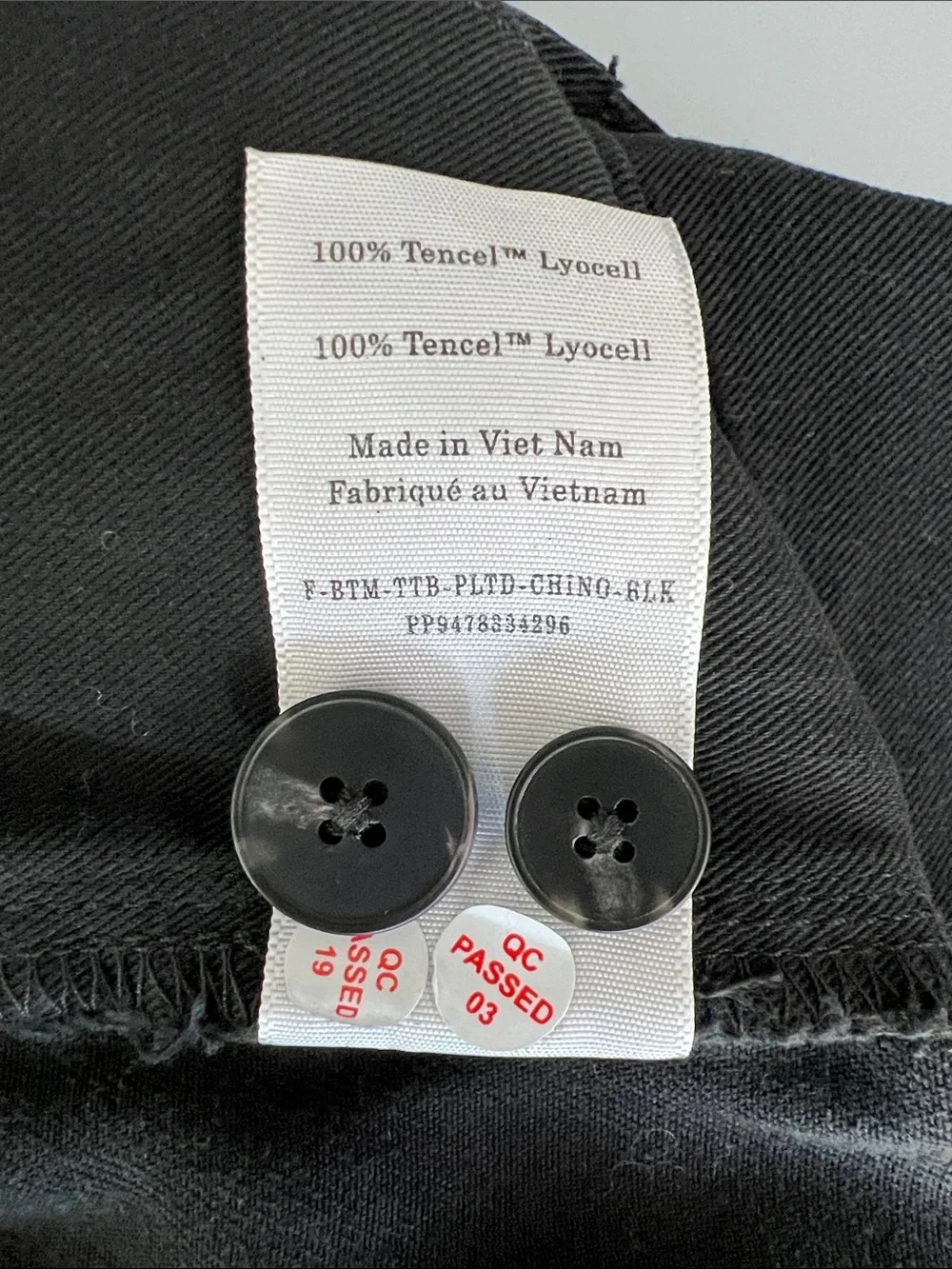 New Everlane THE TROUSER IN BUTTERSOFT Black  Size 14 - Picture 8 of 12